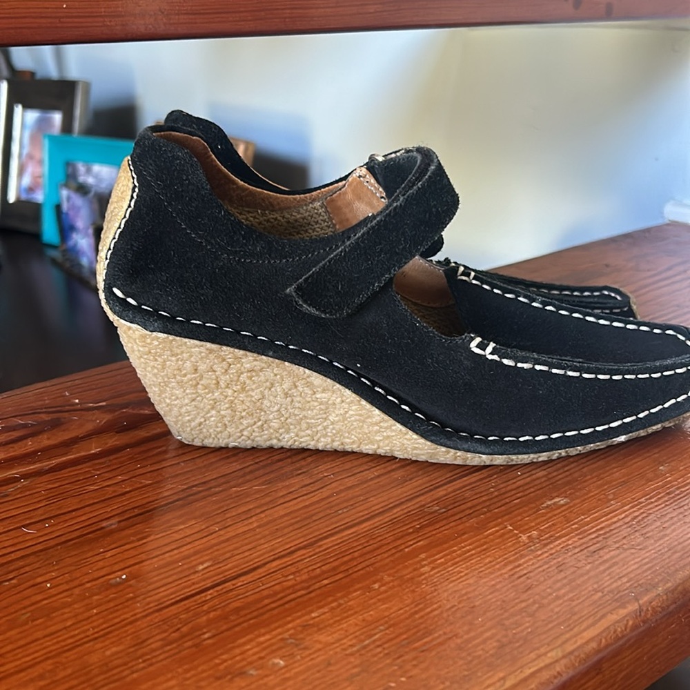 Summer Rio beautiful suede platform shoes - Picture 4 of 8